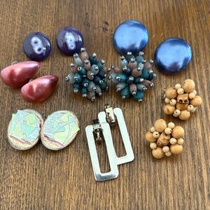 Vintage Multicolor Earring Collection